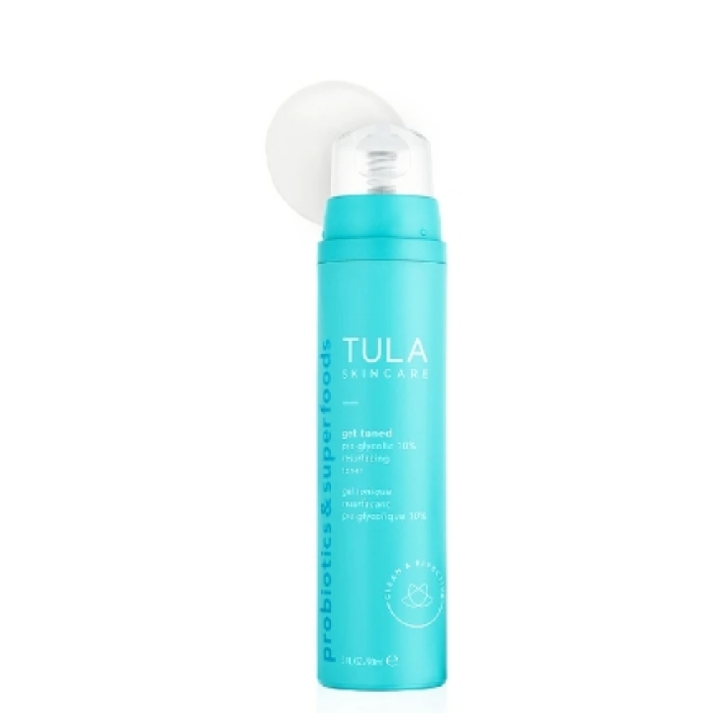 Tula get toned 10% pro-glycolic resurfacing toner